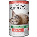 Eurocat macska konzerv 415g marhás