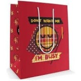 Eurocom Smiley, emoji ajándéktáska, 32x26x13cm, nagy