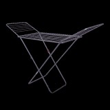 Eurogold 0503SE Stabilo Plus Szétnyitható szárnyas ruhaszárító - Fekete (0503SE)