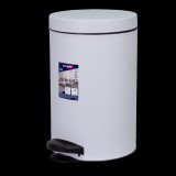 Eurogold Sirius 14 literes pedálos műanyag szemetes - Fehér (801214 WHITE)