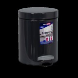 Eurogold Sirius 5 literes pedálos műanyag szemetes - Antracit szürke (801205 ANTHRACITE)