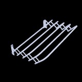 Eurogold Trio Falra szerelhető harmónika ruhaszárító 5x80cm - Fehér (0708)