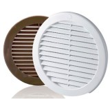 Europlast VR szellőző rács csőcsonkkal, rovarvédő ráccsal - 100 - feher