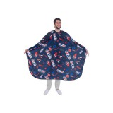 EUROSTIL RAGNAR hajvágó kendő BARBER LOGO (Keresztbe kapcsos) REF.: 06995