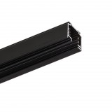 EUTRAC 3m háromáramkörös sín fekete 230V