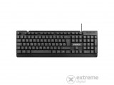 Everest Billentyűzet - KB-2030 (N-key, USB, fekete, magyar)