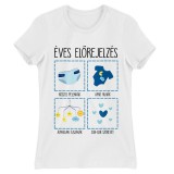 Éves előrejelzés - fiú - női póló