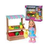 Évi Love: Évi baba gyümölcs standdal játékszett - Simba Toys