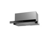 Evido CHT5TB.4 SLIMLUX 50TC teleszkópos páraelszívó fekete üveg 50cm