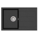 EVIDO CUBO 45S Gránit Mosogató Medence Antracit