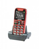 Evolveo EasyPhone EP-500 GSM mobiltelefon időseknek piros