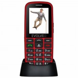 Evolveo EasyPhone EP-550-EGR mobiltelefon időseknek piros (EP-550-EGR) - Mobiltelefonok