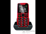 Evolveo EasyPhone EP500 kártyafüggetlen mobiltelefon idősek számára, Red