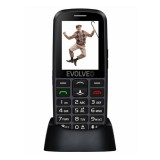 Evolveo EP-550 Easy Phone mobiltelefon készülék ep-550 easy phone (black) nagy gomb és kijelző, vészhívó gomb!