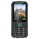 Evolveo strongphone w4 2,8" dualsim fekete/zöld mobiltelefon sgm sgp-w4-bg