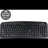 Ewent EW3130 Multimedia keyboard Black US (EW3130) - Billentyűzet