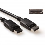 Ewent EW9841 DisplayPort összekötő kábel 3m, fekete (EW9841) - DisplayPort
