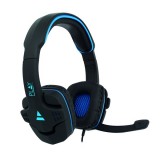 Ewent PL3320 Gaming Headset Black/Blue (PL3320) - Fejhallgató