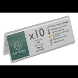 Exacompta 10 darabos Asztali névtábla tartó (87358D)