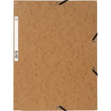 Exacompta A4 prespán barna gumis mappa (P2110-0580)