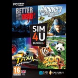 Excalibur Publishing SIM4U Bundle 2 - Better Late Than Dead, Recovery SandR, Taxi, Zoo Park (PC -  Dobozos játék)