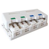 Excel Falon kívüli doboz 2 Port UTP CAT5e aljzattal (100-003)