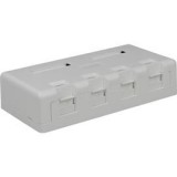 Excel Falon kívüli doboz 4 port UTP Cat.5e aljzattal (100-004)