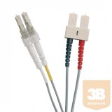 Excel-Networking Optikai duplex patch kábel LC-SC 62,5/125 OM1 2m (200-186) EXCEL