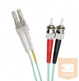 Excel-Networking Optikai duplex patch kábel LC-ST 50/125 OM3 3m (200-064) EXCEL