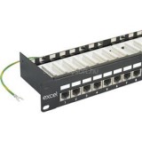 Excel Patch panel Cat.5e FTP 24 portos patchpanel, 1U (100-736)