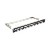 Excel Patch Panel Moduláris 24 portos 1U, fekete (100-026)