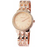 Excellanc acélszíjas női karóra strassz díszítéssel, arany színű II.