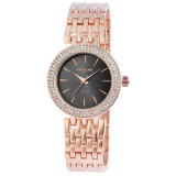 Excellanc acélszíjas női karóra strassz díszítéssel, rose gold színű