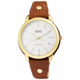 Excellanc barna színű műbőr óra