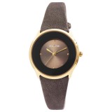 Excellanc Elite barna műbőr szíjas letisztult női karóra