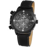 Excellanc férfi karóra fekete műbőr szíjjal II.