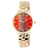 Excellanc nemesacél női karóra, színes számlappal