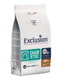 Exclusion Monoprotein Vet Diet Diabetic Small Breed (10kg>)  száraz kutyatáp - sertés, cirok & borsó 2 kg
