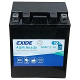 Exide AGM 12-14 (YTX14L-BS) 12V 12Ah gondozásmentes AGM (zselés) motor akkumulátor