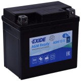 Exide AGM 12-5 (YTX5L-BS, YTZ6-S) 12V 4Ah gondozásmentes AGM (zselés) motor akkumulátor