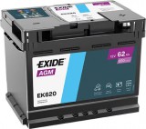 EXIDE AGM 12 V 62 Ah 680 A jobb +