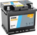 EXIDE Premium 12V 47Ah 450A jobb+ autó akkumulátor