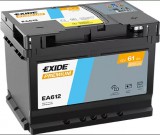 EXIDE Premium 12V 61Ah 600A jobb+ autó akkumulátor
