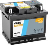 Exide Premium EA472 12 V 47 Ah 450 A jobb+