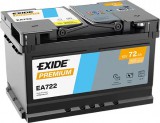 EXIDE PREMIUM EA722 12 V 72 Ah 720 A jobb+