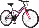 Explorer Daisy 26 MTB kerékpár Grafit-Rózsaszín
