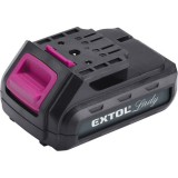 EXTOL 402401B tartalék akku 12V Li-ion, 402401 akkus fúró csavarozóhoz; 1300mAh, töltési idő: 4,5 óra