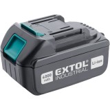 EXTOL 8791115B tartalék akku Li-ion, 18V, 4,0 Ah, a 8791115 és 8791255 géphez