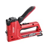 EXTOL 8851112 tűzőgép 10,6 és 11,3mm×6-14mm, kapcsok, U-szeg és szeg,4-az-1-ben funkció; festett ALU ház, biztonsági zár