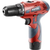 Extol akkus csavarhúzó 12V, Li-ion, 2db akku, 1db töltő, 1300mAh, 21Nm (8891151)